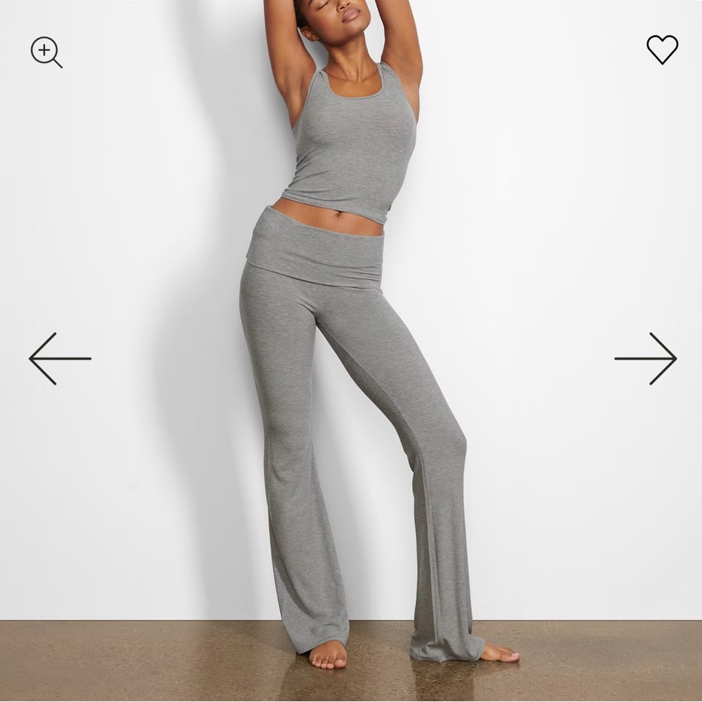 SKIMS Gray Women's Pants & Jumpsuit Set